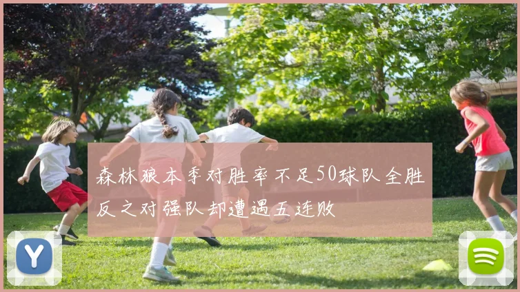 森林狼本季对胜率不足50球队全胜反之对强队却遭遇五连败