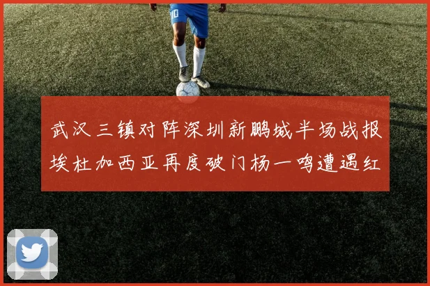 武汉三镇对阵深圳新鹏城半场战报埃杜加西亚再度破门杨一鸣遭遇红牌处罚