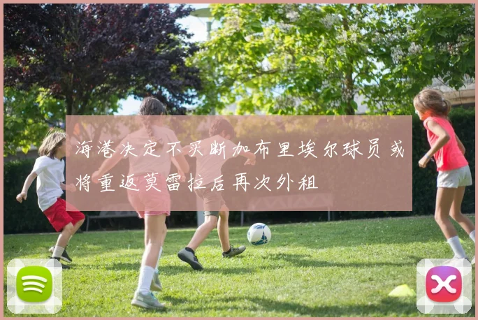 海港决定不买断加布里埃尔球员或将重返莫雷拉后再次外租